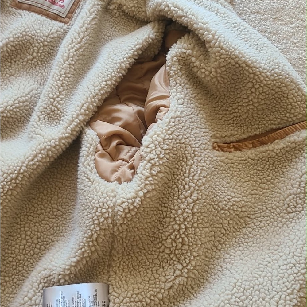 Levi's Corduroy Sherpa-Lined Jacket in Tan - Picture 10 of 12